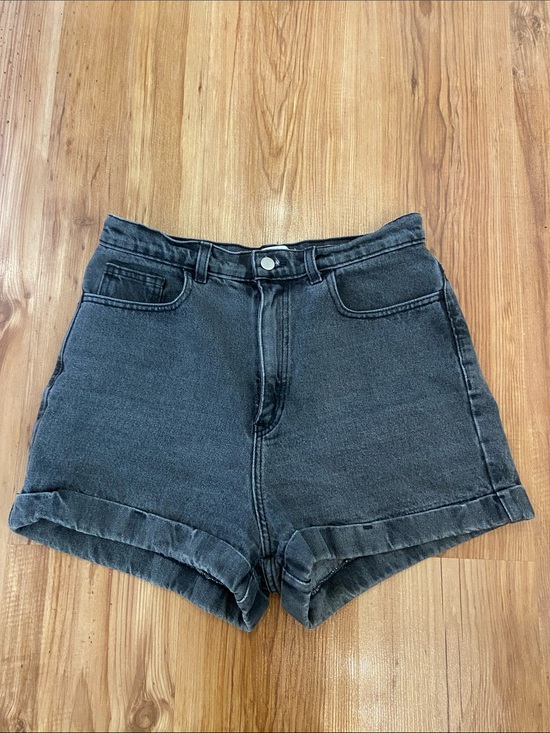 American Apparel Pants - AMERICAN APPAREL ultra high waist cuffed jean shorts - 31 waist